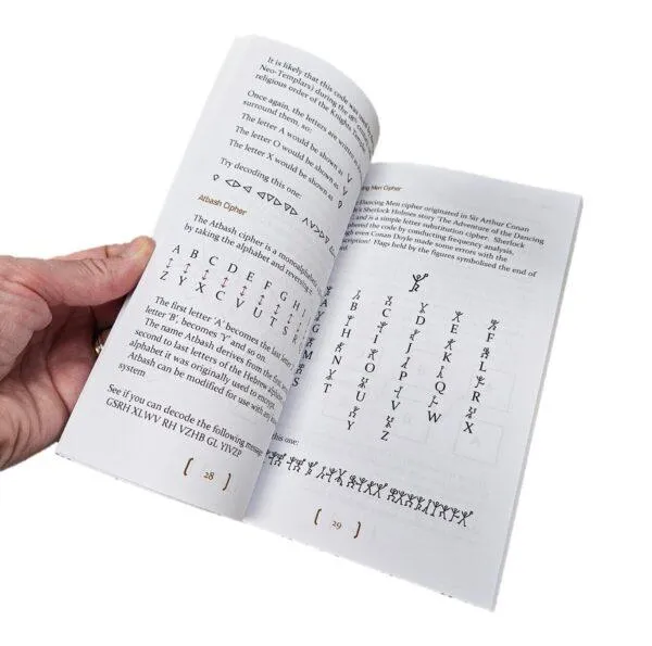 Inside the Pocket Guide to Cipher Solving — example page