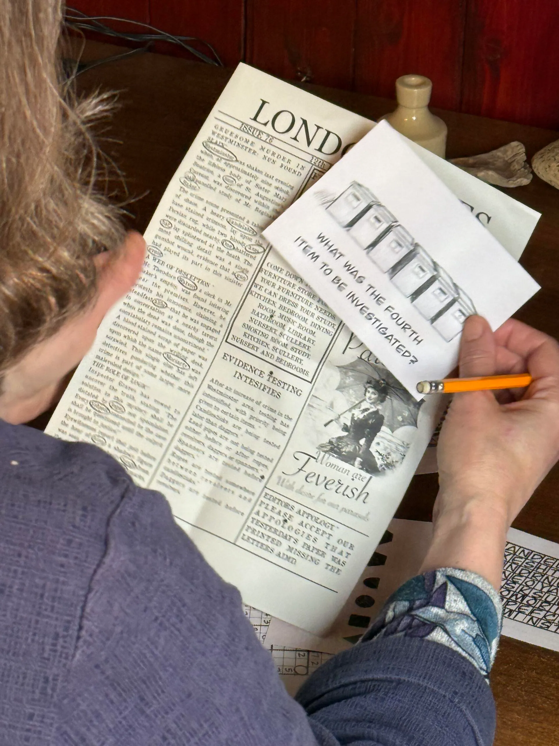 Sherlock Holmes & the Return to Baskerville Hall puzzle box — lifestyle photo